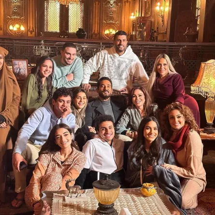 أبطال سيد الناس- الصورة من حساب إلهام شاهين على إنستغرام