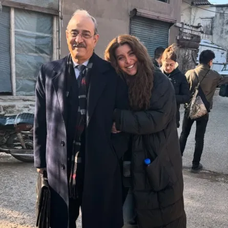 كواليس مسلسل البطل - الصورة من صفحة نور علي على انستغرام