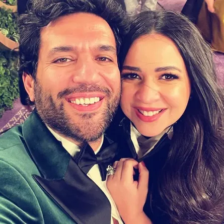 إيمي سمير غانم وزوجها حسن الرداد - الصورة من حسابه الخاص على إنستغرام