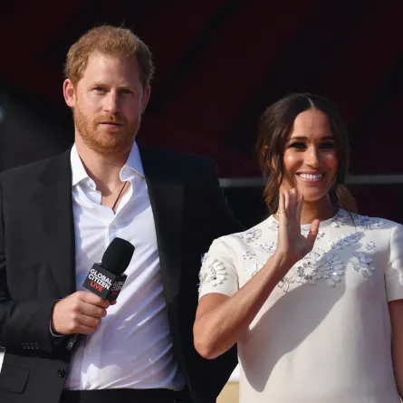 الأمير هاري وميغان ماركل خلال مهرجان في نيويورك (Prince Harry and Meghan Markle during a festival in New York). مصدر الصورة: Angela Weiss / AFP