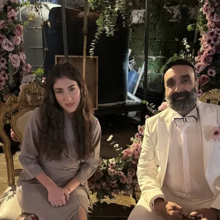 فيصل أسطواني وماريلين نعمان- الصورة من حسابه على إنستغرام