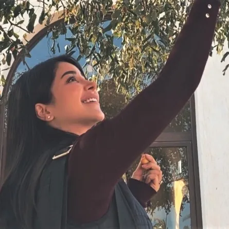 أسيل عمران- الصورة من   حسابها على الانستغرام