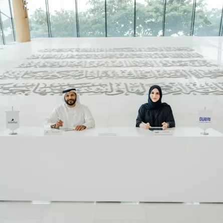 تسعى هذه الاتفاقية إلى تحويل دبي إلى معرض فني عالمي مفتوح. الصورة من مكتب دبي الإعلامي
