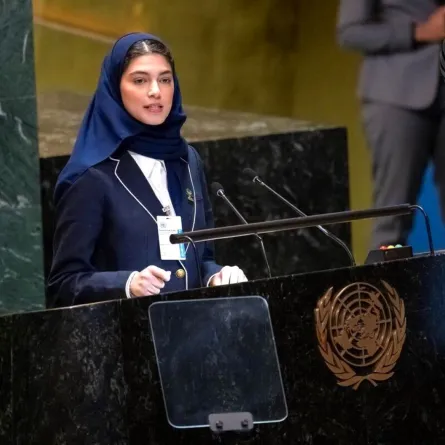 من هي السعودية جنى الريفي التي أبهرت الحضور في الأمم المتحدة؟