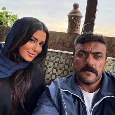 أحمد العوضي وميرنا نور الدين- الصورة من حساب العوضي على إنستغرام