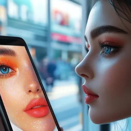 أول أحمر شفاه يطبق عبر الذكاء الاصطناعي