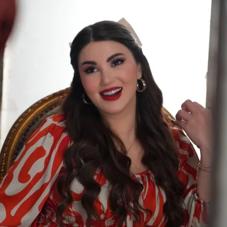 هدى الإتربي من مسلسل العتاولة 2 -الصورة من حسابها على إنستغرام