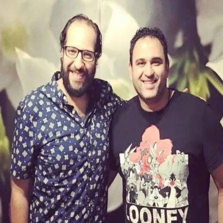 أكرم حسني وأحمد أمين- الصورة من حساب أكرم حسني على إنستغرام