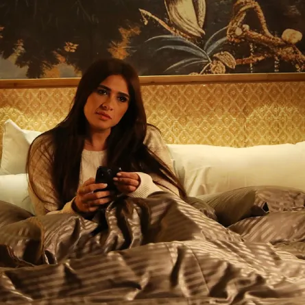 ياسمين عبد العزيز من مسلسل وتقابل حبيب - الصورة من الشركة المنتجة