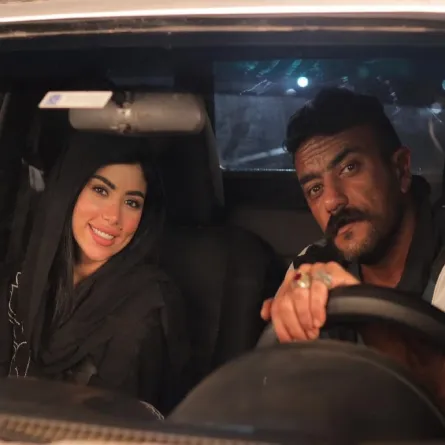 أحمد العوضي وكارولين عزمي - الصورة من صفحة أحمد العوضي على فيس بوك