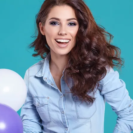 امرأة سعيدة