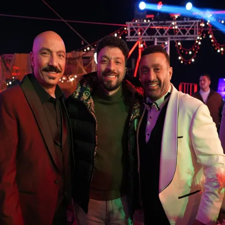 أحمد السقا وأحمد خالد موسى وطارق لطفي- الصورة من حساب أحمد خالد موسى على إنستغرام