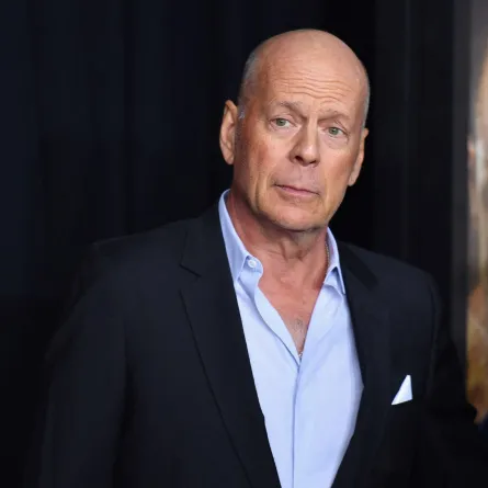 بروس ويليس في مسرح SVA في مدينة نيويورك (Bruce Willis at the SVA Theater in New York City ). مصدر الصورة: Angela Weiss / AFP