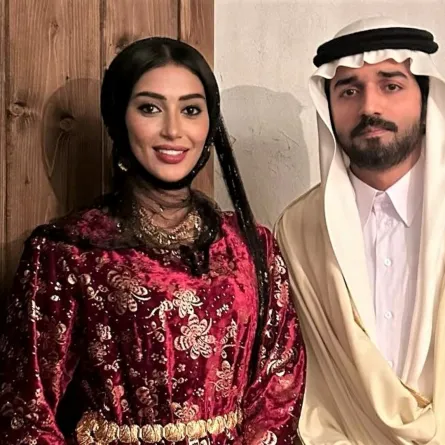 أميرة الشريف وبراء عالم-الصورة من  حسابها على انستغرام