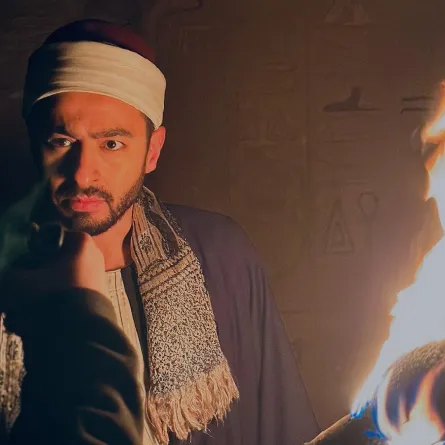 حمادة هلال من المداح 5 - الصورة من حساب حمادة هلال على انستغرام