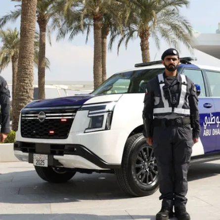 شرطة أبوظبي. الصورة من مكتب أبوظبي الإعلامي