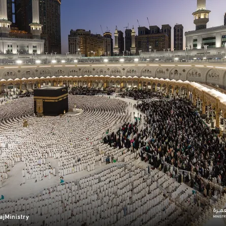 180 موضوعًا توعويًا لضيوف الرحمن في "منصة التوعية" من وزارة الحج والعمرة - الصورة من حساب الحج والعمرة على إكس