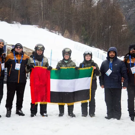  فريق الأولمبياد الخاص الإماراتي. الصورة من wam