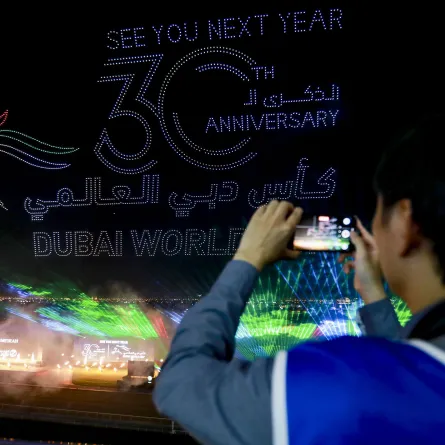 الحفل الختامي لكأس دبي العالمي يسجل رقمًا قياسيًّا في جينيس. الصورة من wam