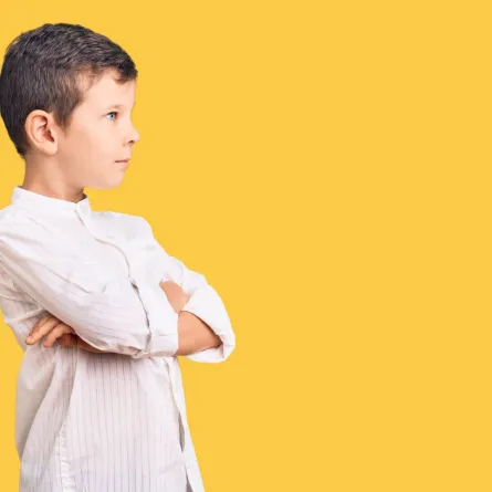 صورة تعبر عن ثقة الطفل بنفسه