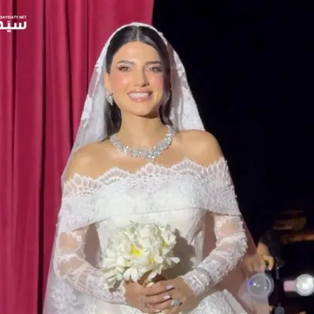 العروس نارين بيوتي في حفل زفافها - تصوير خاص لسيدتي