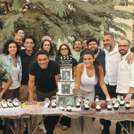 كواليس فيلم إن غاب القط - الصورة من صفحة المنتج هاني عبد الله على فيسبوك