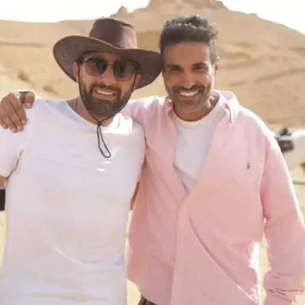 أحمد السقا وأحمد فهمي - الصورة من المكتب الإعلامي للشركة المنتجة لفيلم عصابة الماكس