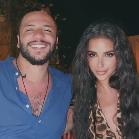 آية سماحة وزوجها المخرج محمد السباعي- الصورة من صفحتها على إنستغرام 