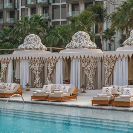 حوض سباحة تابع لمطعم ميزون ريفكا 