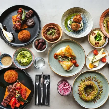 وجبات شرقية في مطعم هوكاباز 