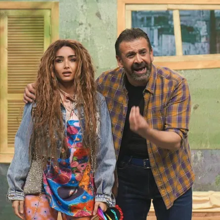 هنا الزاهد وكريم عبد العزيز - الصورة من حساب هنا الزاهد على فيسبوك