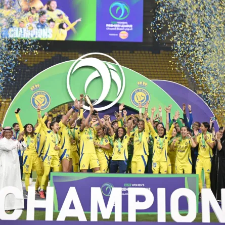 الثالثة تواليًا.. سيدات النصر السعودي يتوجن بلقب الدوري الممتاز