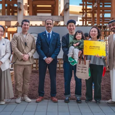 الإمارات تحتفي بالزائرة 250 ألفًا لجناحها في إكسبو أوساكا. الصورة من wam