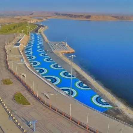 إطلالة على بحيرة دومة الجندل