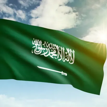 علم السعودية 