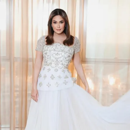 النجمة هند صبري - الصورة من المصمم سعيد قبيسي