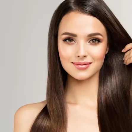 الشعر البني المناسب