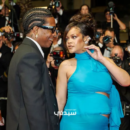 ريهانا وإيساب روكي في مهرجان كان السينمائي- الصورة خاصة بسيدتي من تصوير يوسف بوهوش