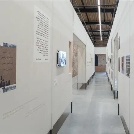 الجناح السعودي في بينالي البندقية( مصدر الصورة:  هيئة الهندسة المعمارية والتصميم، المفوضة للجناح الوطني للمملكة العربية السعودية.