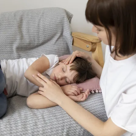 صورة لأم مع طفلها