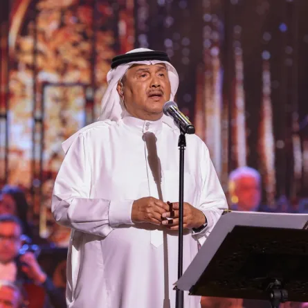 الفنان محمد عبده- الصور من المركز الصحفي لشركة روتانا