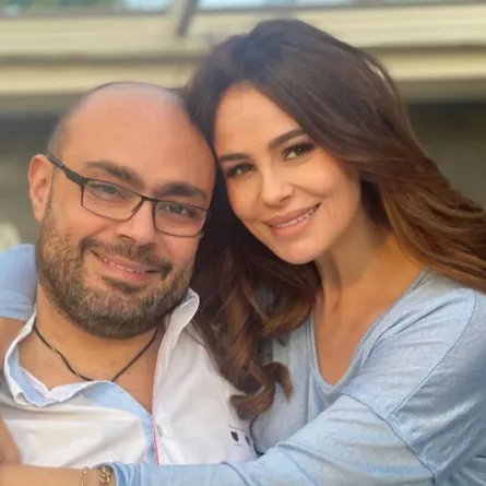 كارول سماحة وزوجها الراحل وليد مصطفى- الصورة من حسابها على إنستغرام