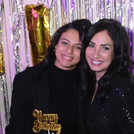 أمل رزق وابنتها هيا كتكت- الصورة من حساب أمل على إنستغرام