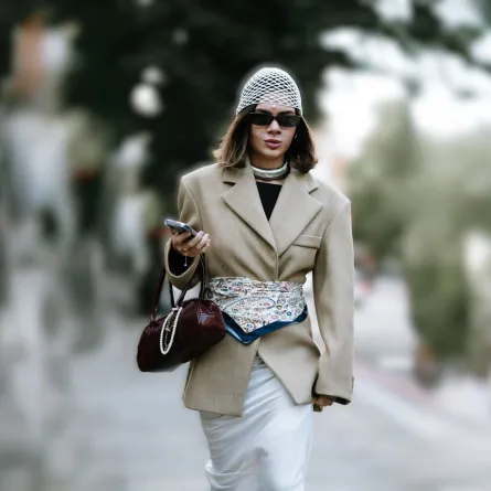 إطلالة ستريت ستايل من لندن- مصدر الصورة Launchmetrics/Spotlight©