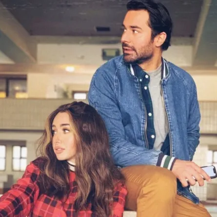 أحمد حاتم مع هنا الزاهد - الصورة من حسابه على إنستغرام