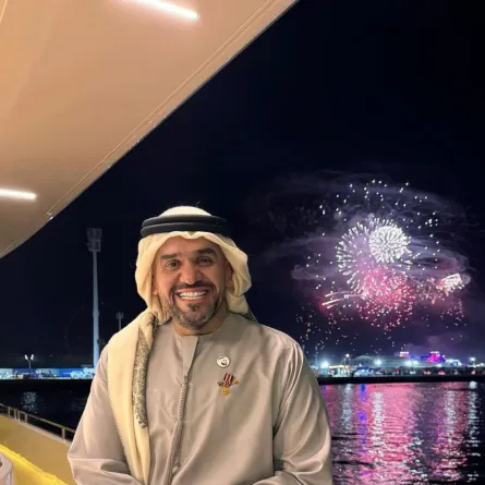 الصورة من حساب حسين الجسمي على إنستغرام