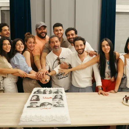 كواليس فيلم هيبتا المناظرة الأخيرة- الصورة من المركز الإعلامي للفيلم