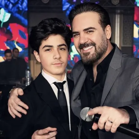 وائل جسار ونجله- الصورة من حسابه على إنستغرام