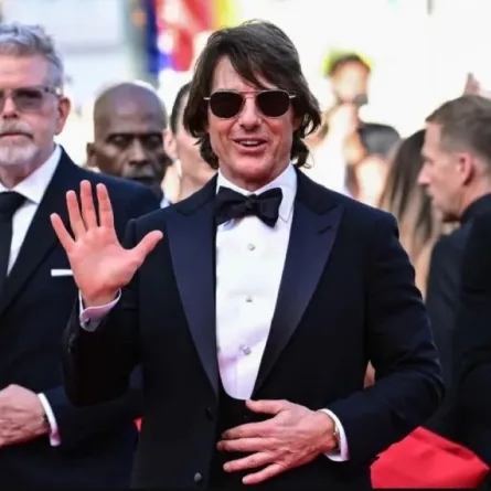 توم كروز في الدورة 78 من مهرجان كان السينمائي في كان، جنوب فرنسا (Tom Cruise at the 78th edition of the Cannes Film Festival in Cannes, southern France). مصدر الصورة: Valery HACHE / AFP