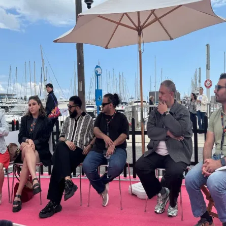 جلسة صانعي الأفلام العرب الصاعدين فى مهرجان كان السينمائي